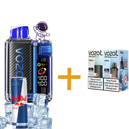 پاد وزوول 15000 پاف انرژی زا یخ (همراه کارتریج اضافه ) - vozol 15000 vzbull