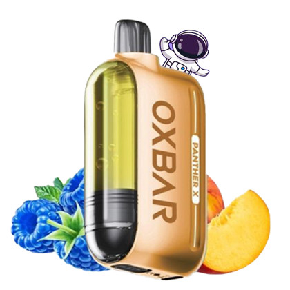 پاد اوکسبار 50000 پاف طعم هلو و بلورزبری oxbar 50000 peach blue razz