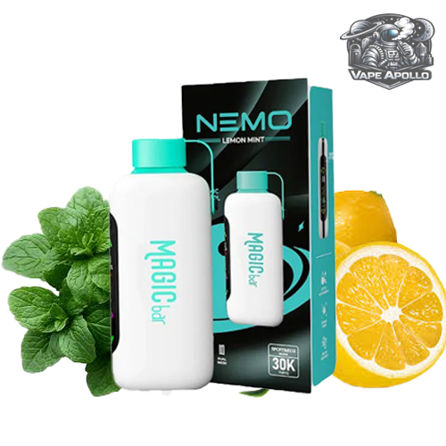 پاد یکبار مصرف نمو 30,000پاف طعم لیمو نعنا  - Nemo lemon mint نیکوتین 50%